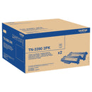 Brother  TN-3390 Black Toner Cartridge - Twin Pack (Extra High Capacity)
