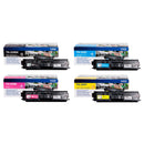4 x Colour Brother TN-329 Toner Cartridge Multipack (TN-329BK/C/M/Y) - Extra High Capacity