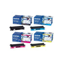 4 x Colour Brother TN-130 Toner Cartridge Multipack (TN-130BK/C/M/Y)