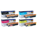 4 x Colour Brother TN-241 & TN-245 Toner Cartridge Multipack (TN-241BK/TN-245C/TN-245M/TN-245Y)